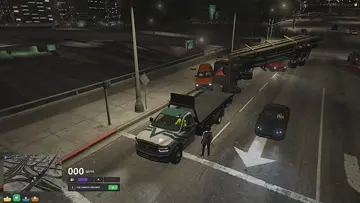 Locals flip a semi