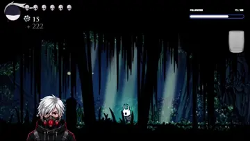 Finally! He beats the Hornet after a long struggle