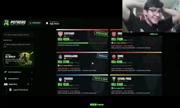 El chat se proyecta con un juego de futbol