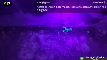 Glowing Scorpion