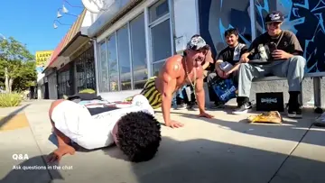 mahkai loses in pushup