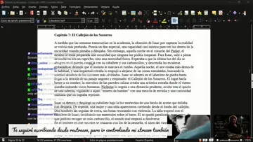 Escribiendo un poquillo