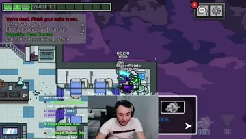 hozri crashes out on mod while failing to do task