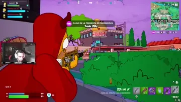 Jugando al escondite casi.