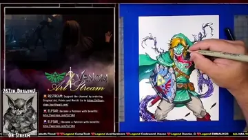 Link x Venom Mashup Art Stream Deep Dive