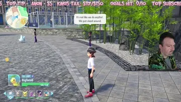 what's he doing here?