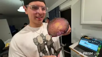 JOSE EATS AN ONION