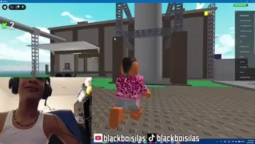 I got flung in roblos 😳