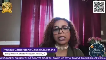 Pastor Monique D Johnson of PCGC