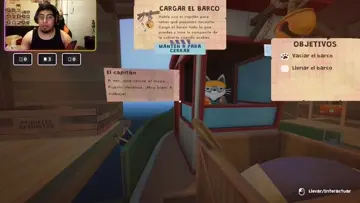 gato cartero siendo explotado por el chofer
