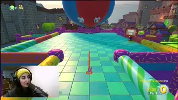 Tabitha is jealous of my hole in one!