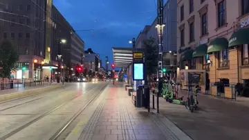 MIDNIGHT LIFE IN TAMPERE CITY CENTER