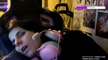 Cute sleeping face