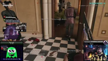 hes in the chair