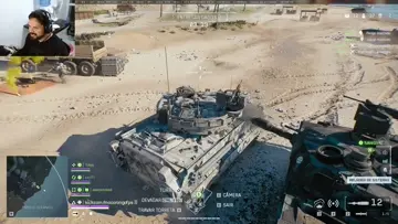 aquele racha no meio do guerra