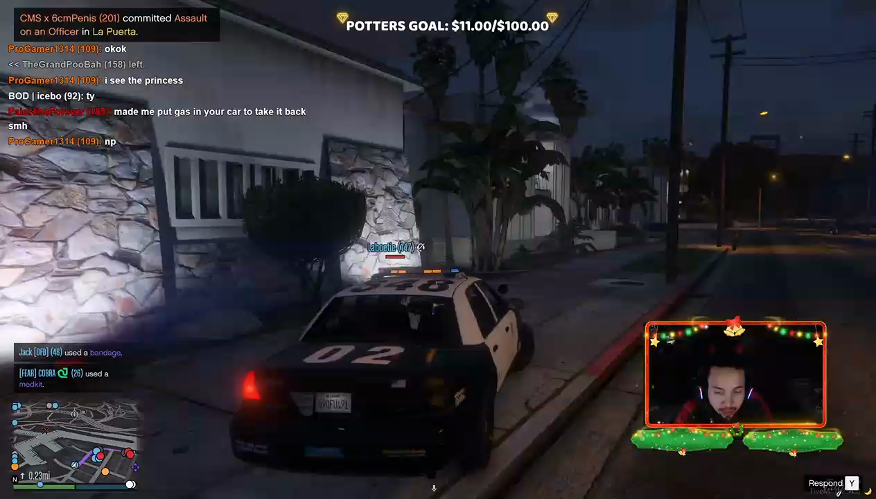 pissing on potter