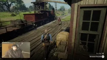 Thought buddy was escaping on the train LOL