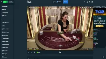 790 on one hand of bj
