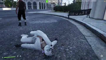 Nelson watches police chase run train on Randy