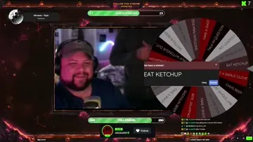 blood and drako eat ketchup