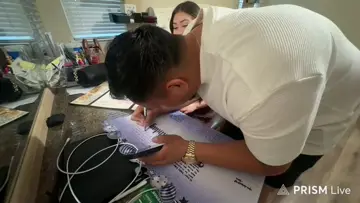 writing a bjrthday card for fahim