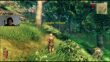 Adam kütüğün üzerinde yürüdü laaa