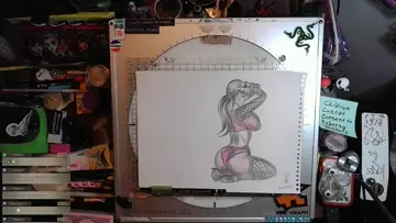 Hot Draculaura Pin-up Quick Illustration 6/17/25