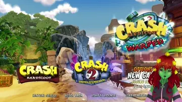 Cactahlia begins Crash Bandicoot Warped