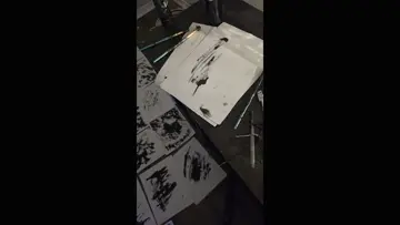 a couple paintings