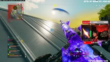 Head shot snipe through the roof
