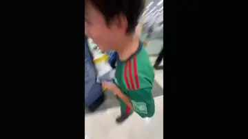 Kissing bald people head