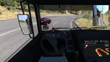 daf ile virajlı yol