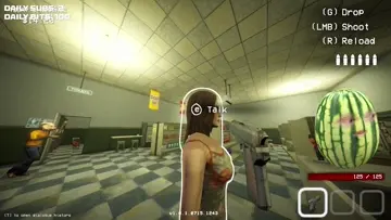 theres a bear... WHAT IS SHE DOIN??