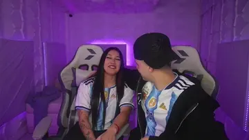 el beso de cande y santi