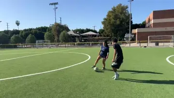 Mota gets juked by the huzz
