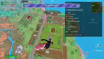 dando unas partidas en fortnite