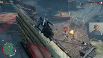 Face of in the flames with captain