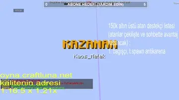 Her sub 1 Mama Sizlerle Minecraft oynuyo | Clip
