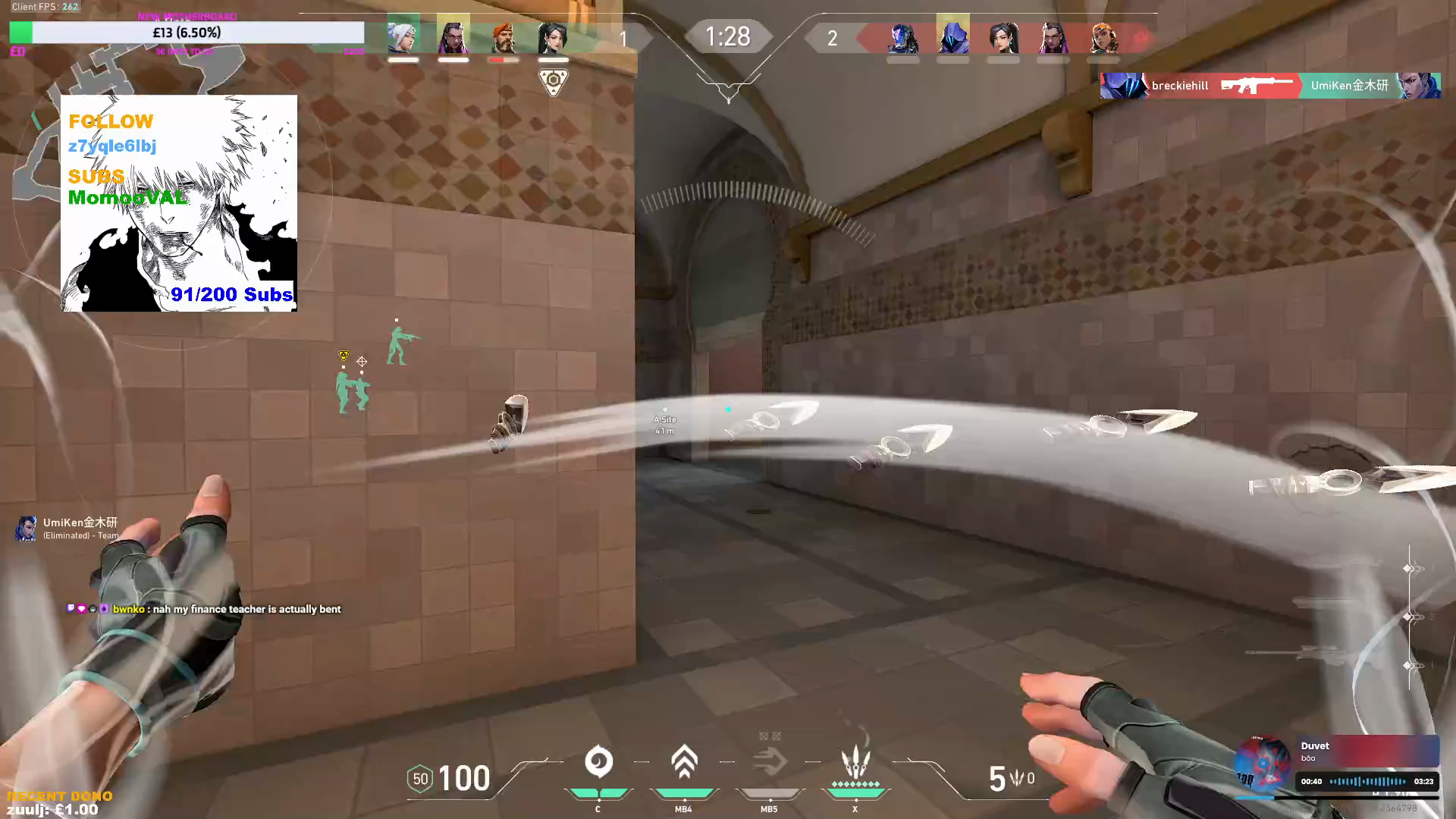 first ace on kick o_O