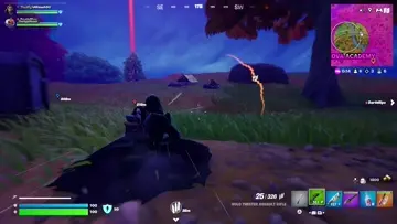 over there