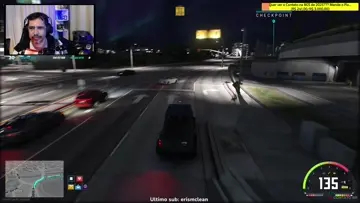 massetando na corrida... o carro...
