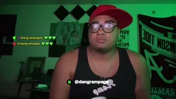 Rampage watching clips from Streamer University 