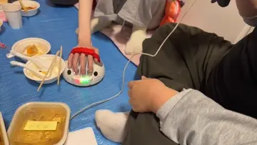 ぽんちゃんよっさん涙目