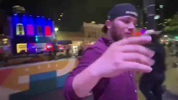 freaky gabe speaks to illegal aliens in spanish