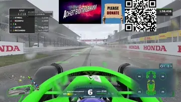Racing F1 gameplay Overtaking and counterattacking