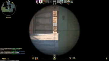 Sin apuntar le di al ultimo y a los demas en pared