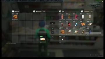 tiro en la tienda