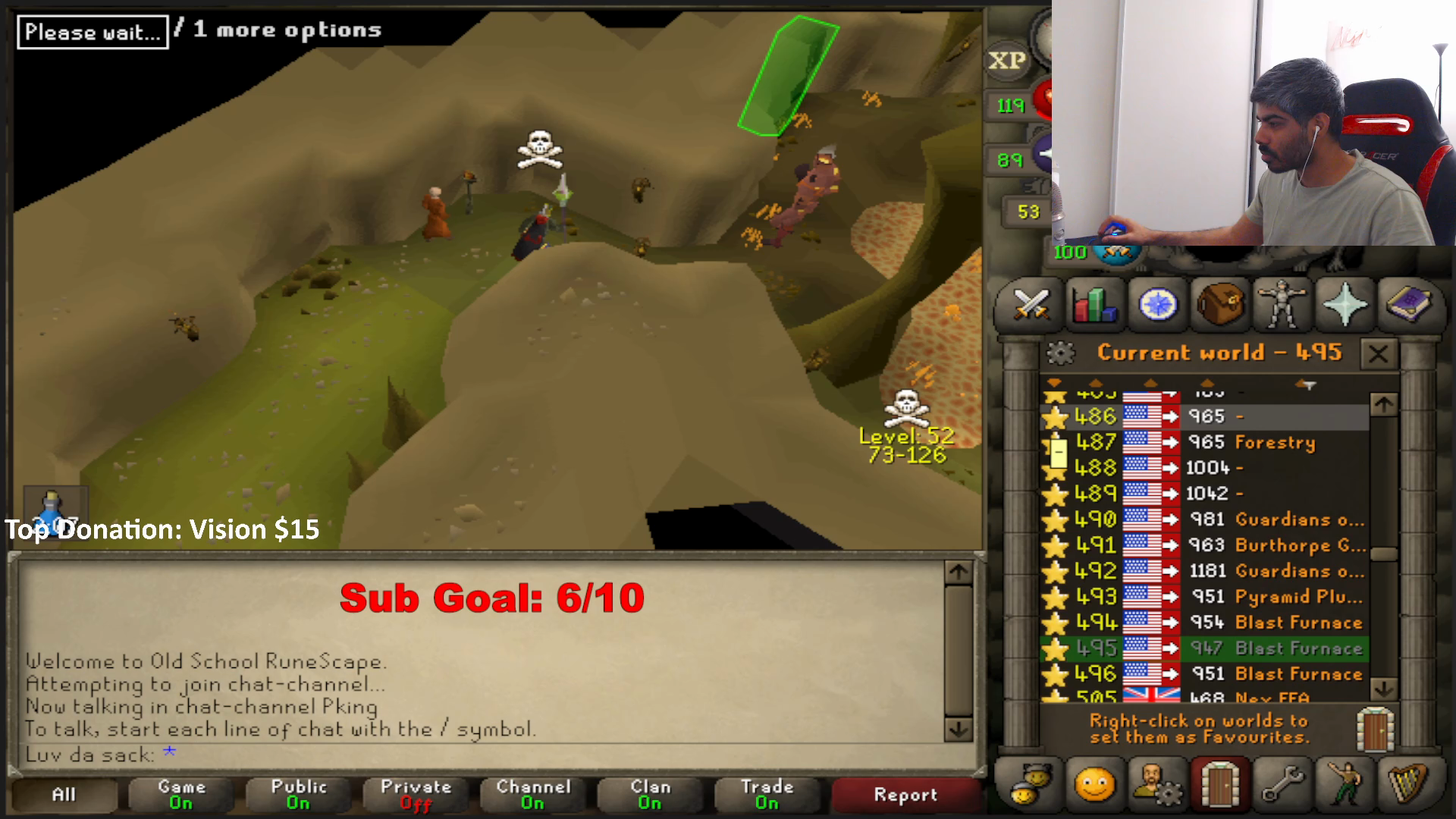 lol, half asleep and sat (im the victim, in clip)