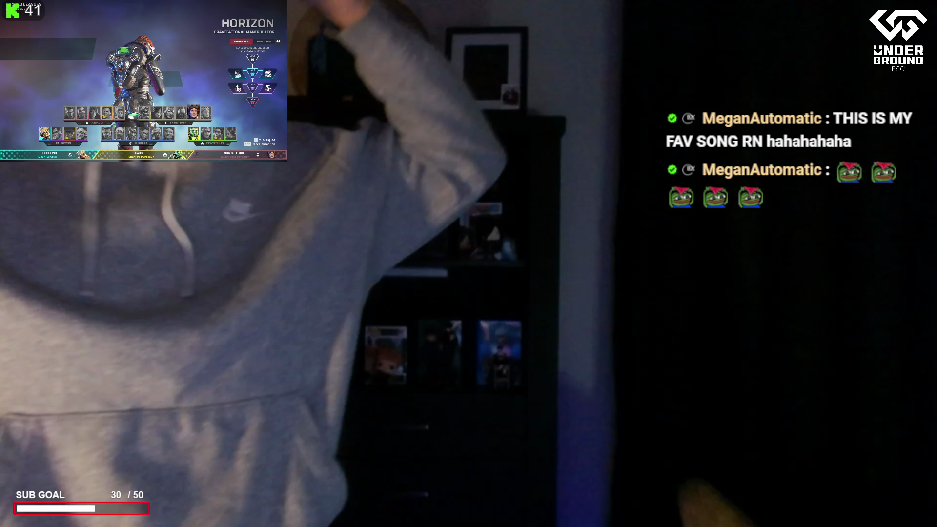 DANCING FOR THE MEGAN HOST