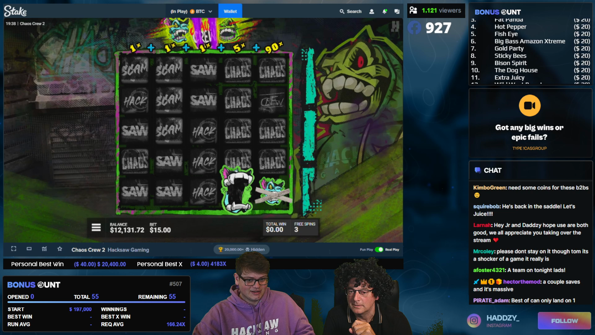 CHAOS CREW 2 - TOM DONE IS AGAIN - MAX WIN!!!